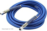 Vista 5 de Manguera de vapor de 16.4 ft, Tubo de vapor de goma de silicona de hierro azul, Calderas de alta presión de manguera de vapor, Tubo de vapor de goma