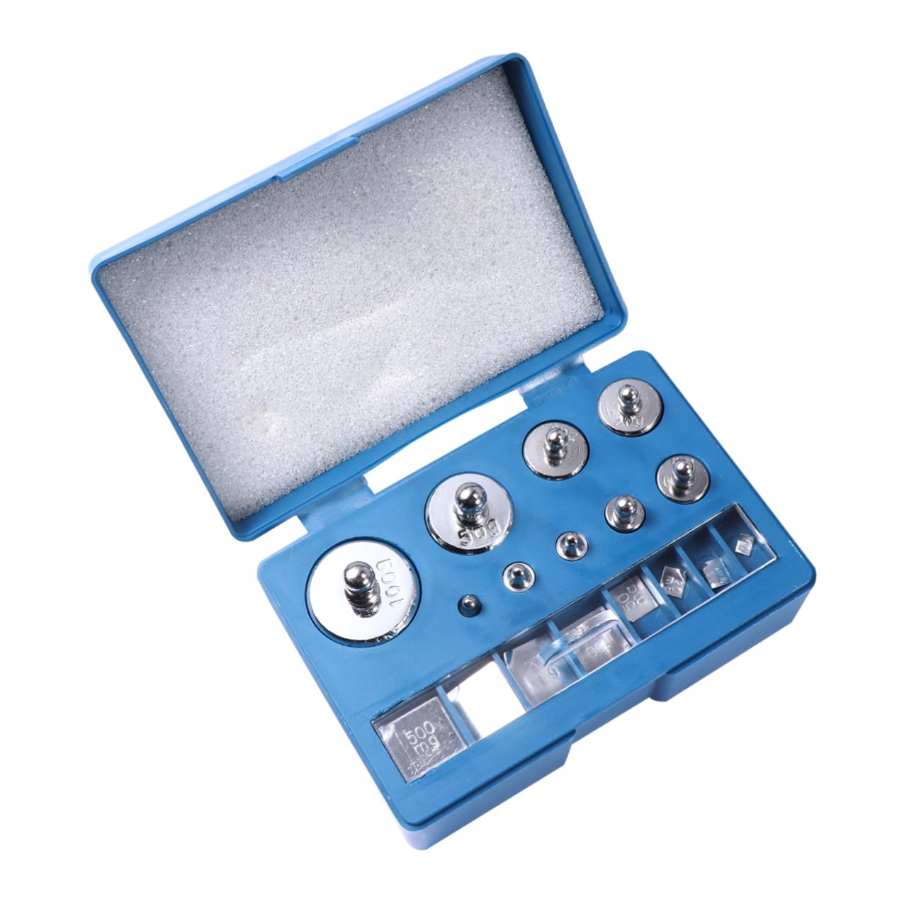 MUSISALY 100g Calibration Weights Kit Steel Plating Balance Calibration Weights Tweezers for Accurate Scale Measurement for Scientific Educational and Commercial Use