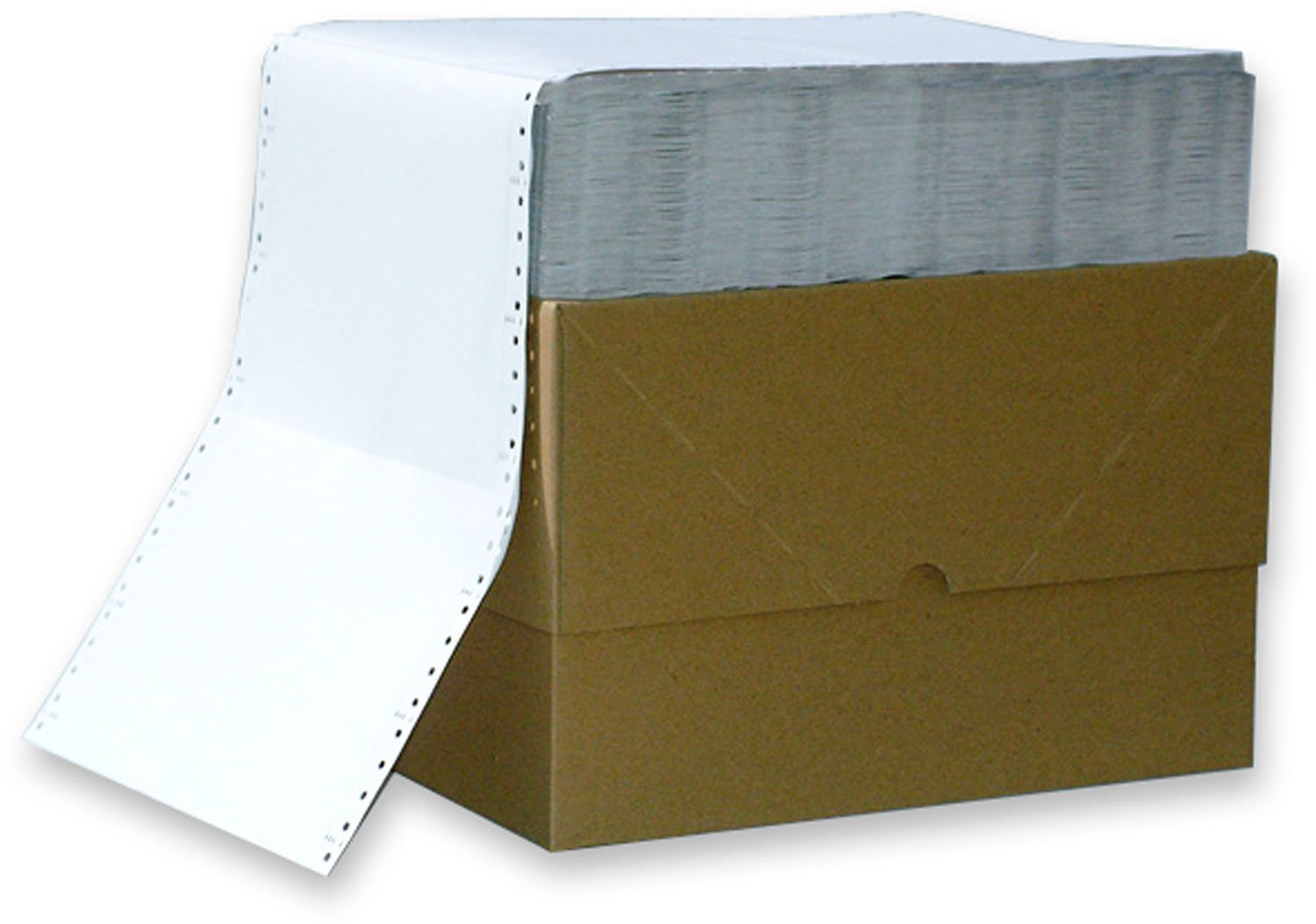 Endlospapier 6 Zoll x 240 mm (A5 quer 152,4 mm x 240 mm) 4-fach blanko 60/53/53/57 g/qm 1000 Blatt