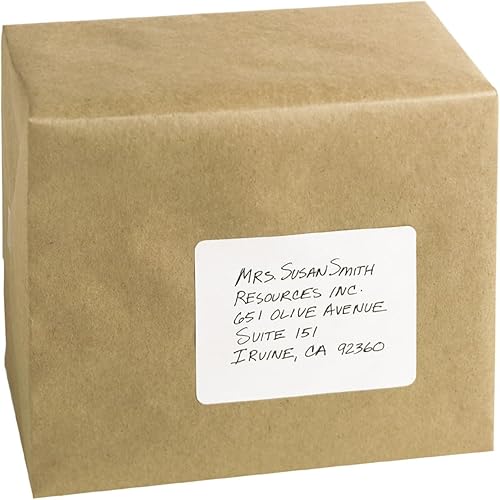 Miniatura 3 de Avery - Etiquetas autoadhesivas extraíbles, 3 x 4 pulgadas, blanco, paquete de 80 (5453).