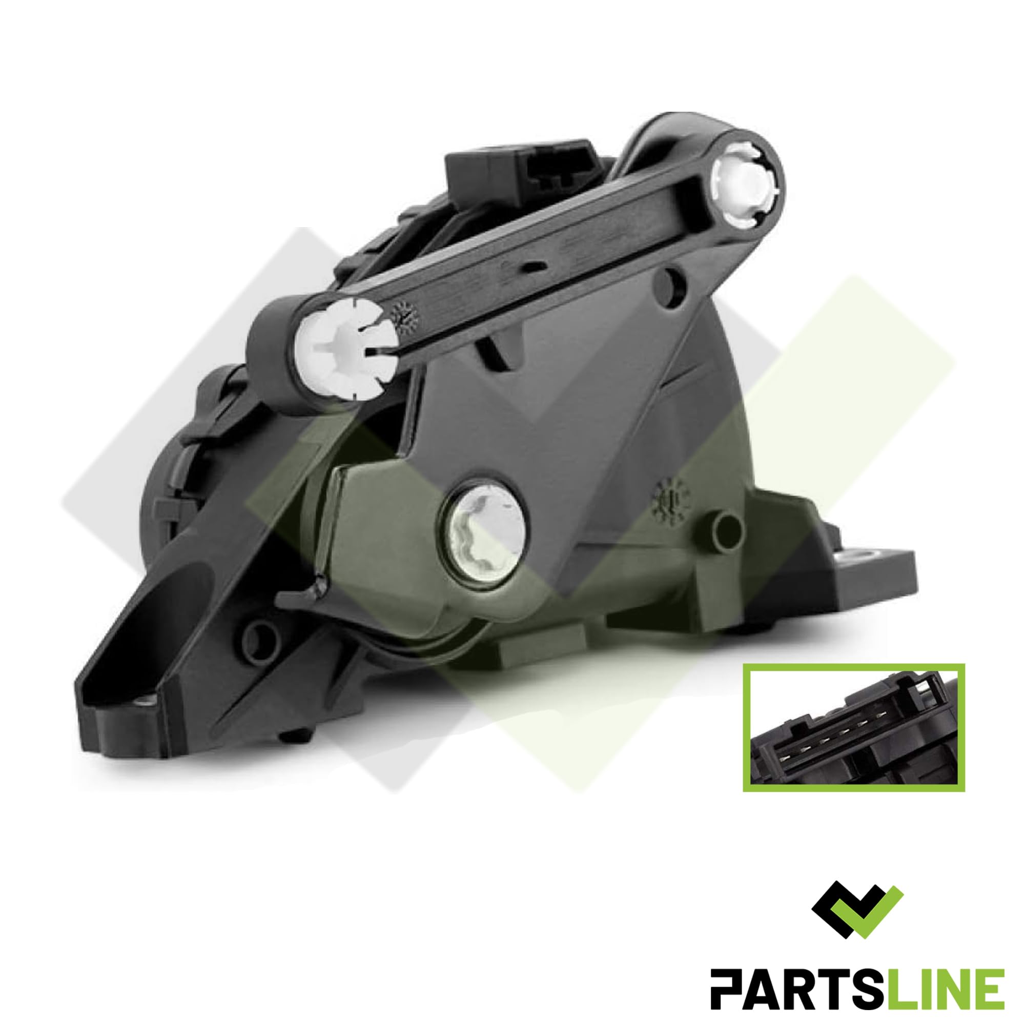 Partsline Capteur de Position Potentiomètre de Pédale d'Accélérateur compatible avec Clio II, Kangoo, Thalia II - Réf 8200089851 8200699691