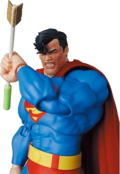 Medicom The Dark Knight Returns: Superman Mafex Action Figure, Multicolor | DC Comics The Dark Knight Returns 6 Inch Action Figure Mafex - Superman Reissue
