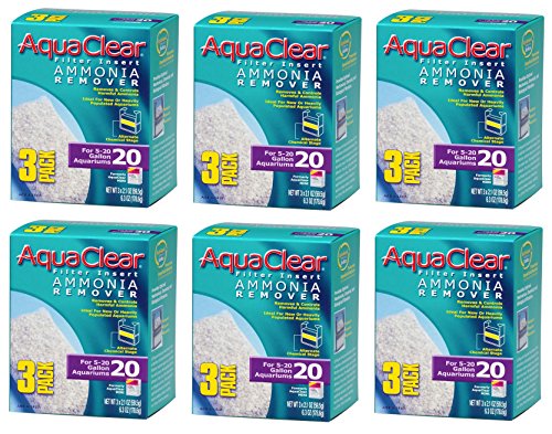 Aquaclear 20-gallon Ammonia Remover 18-Pack (6 Packs of 3)