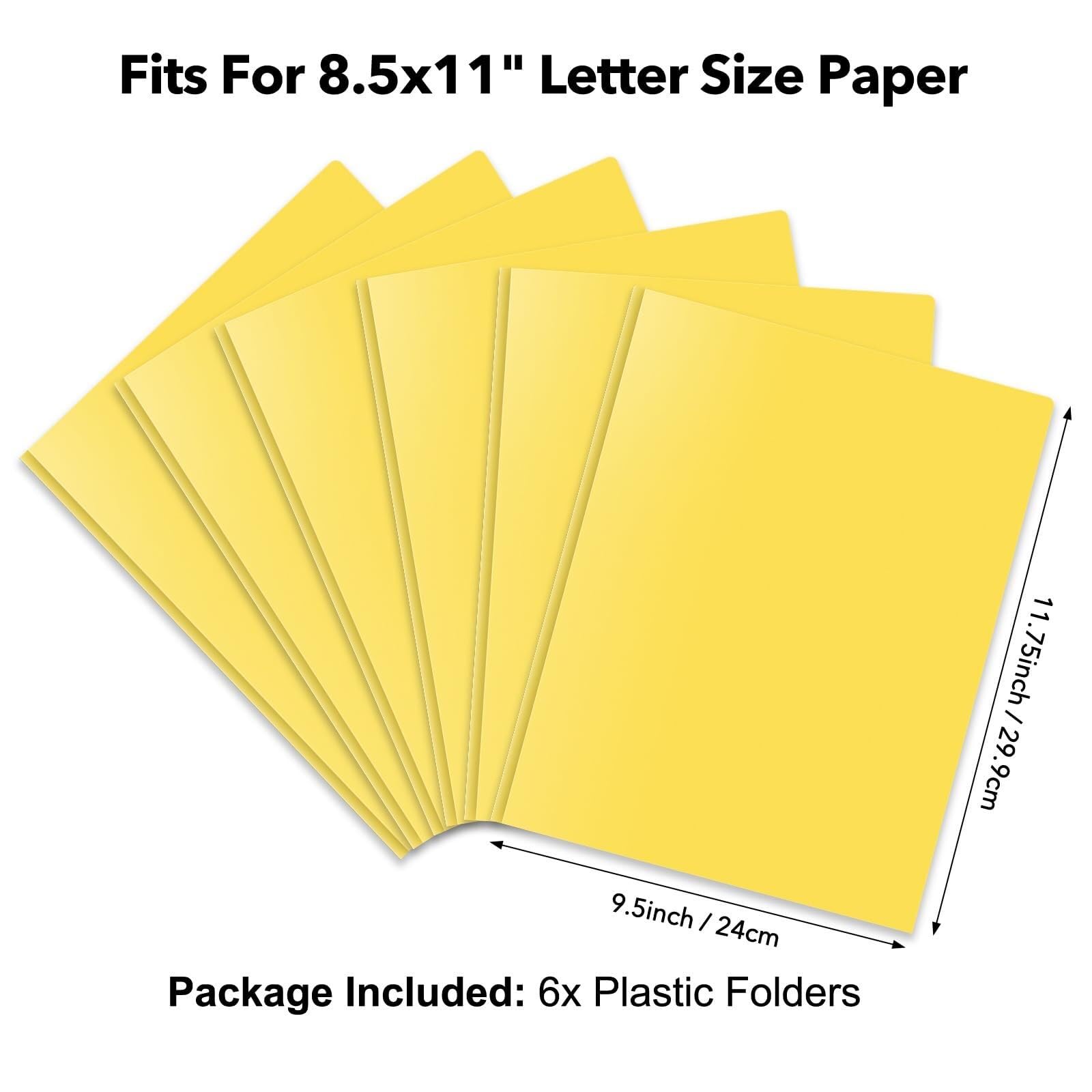 cartellina Cartelle portadocumenti in plastica da 6 confezioni for l'ufficio scolastico