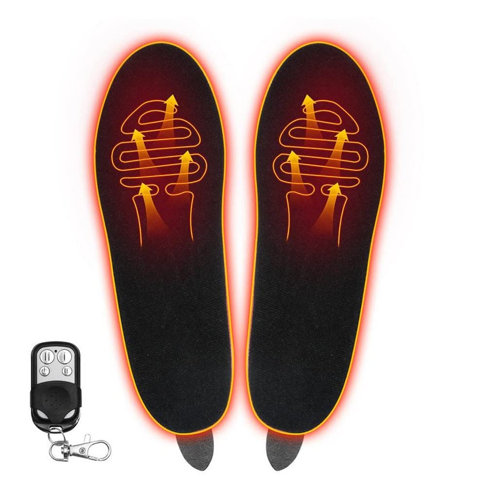 LKJHSDFG USB Heated Shoe Insoles, Feet Warm Sock Pad Mat Electrically Heating Washable Thermal Unisex,41-46
