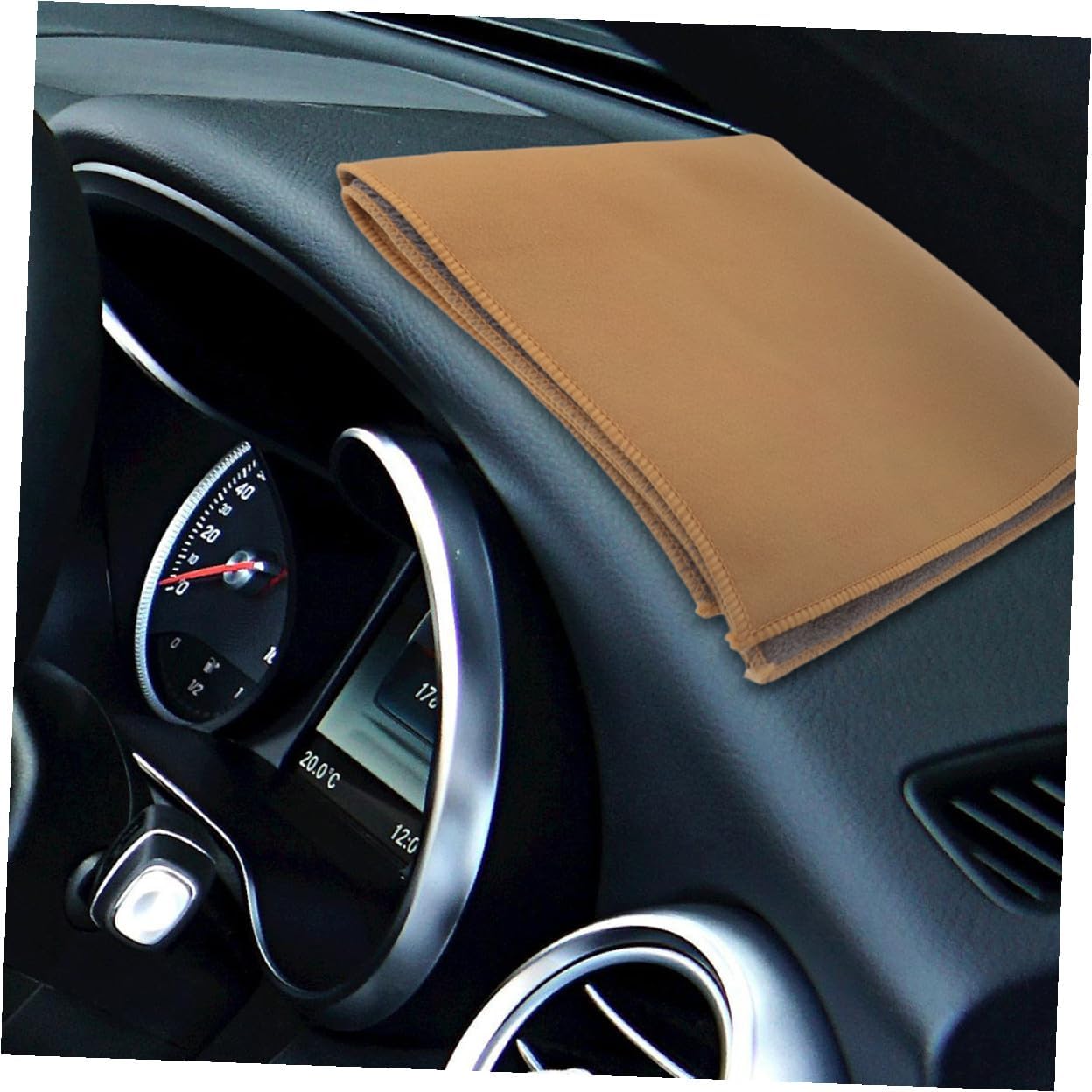 Double-Sided Microfiber Car Wash Cloth Absorbent Drying Towel Thickened Cleaning Cloth for Home and Vehicle Use