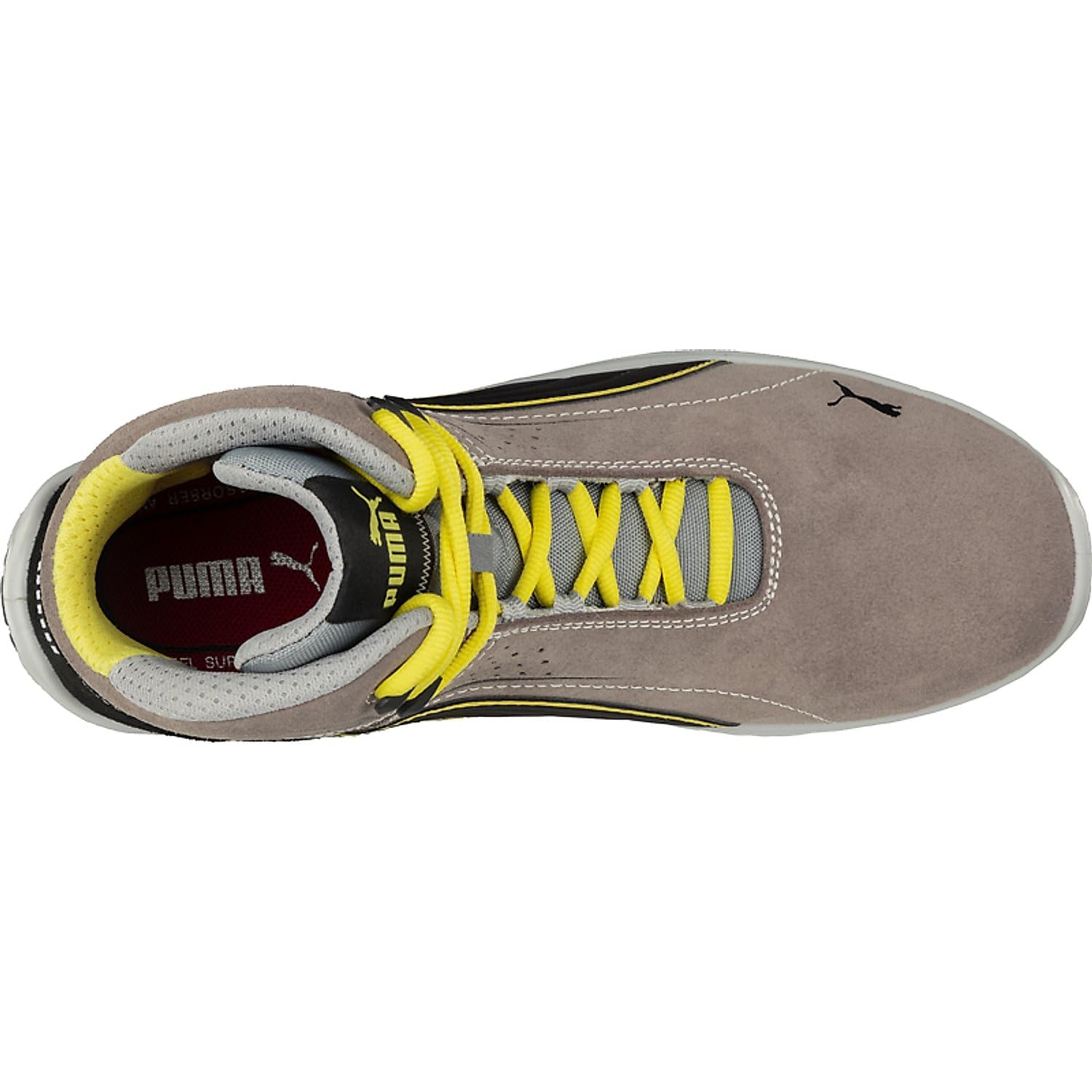 Puma Safety Touring Stone Mid Chaussures de Travail de sécurité S3 SRC avec Embout en Fibre de Verre, Protection Anti-Perforation, antidérapantes, sans métal, Unisexes