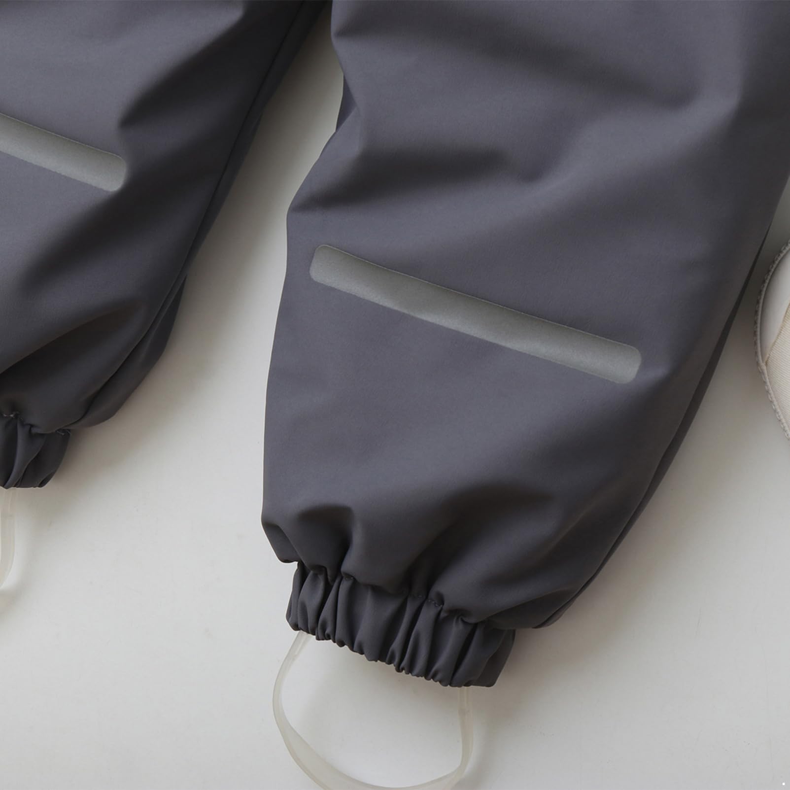 CHICTRY Tuta da Neve Intera per Neonato Neonata Pagliaccetto con Cappuccio Body in Pile Overall Jumpsuit Manica Lunca con Zip Tuta Invernale Snowsuit Grigio 3-4 anni