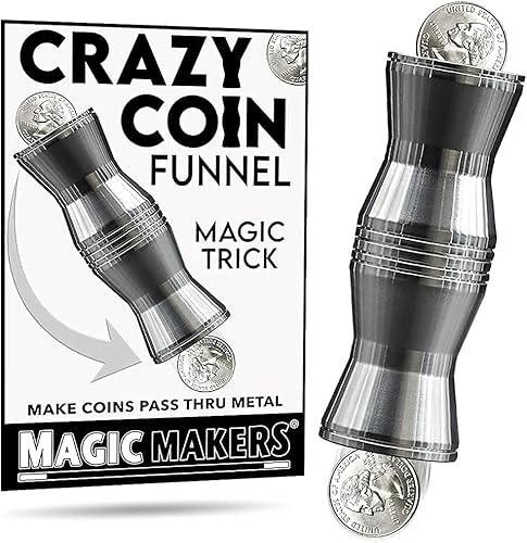 Truco de magia de embudo de moneda loca - Haz que un pase de moneda a través del metal