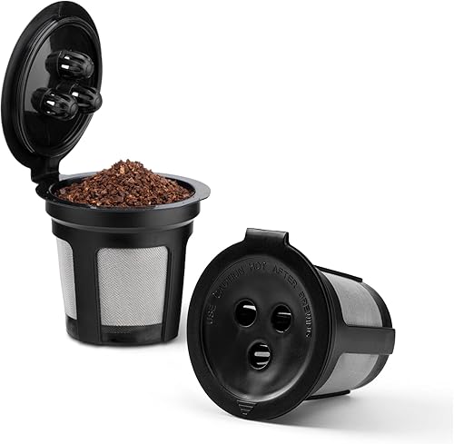 Cápsulas de café reutilizables K Cups para cafetera Ninja Dual Brew Accesorios de café recargables compatibles con máquinas de café Ninja CFP301