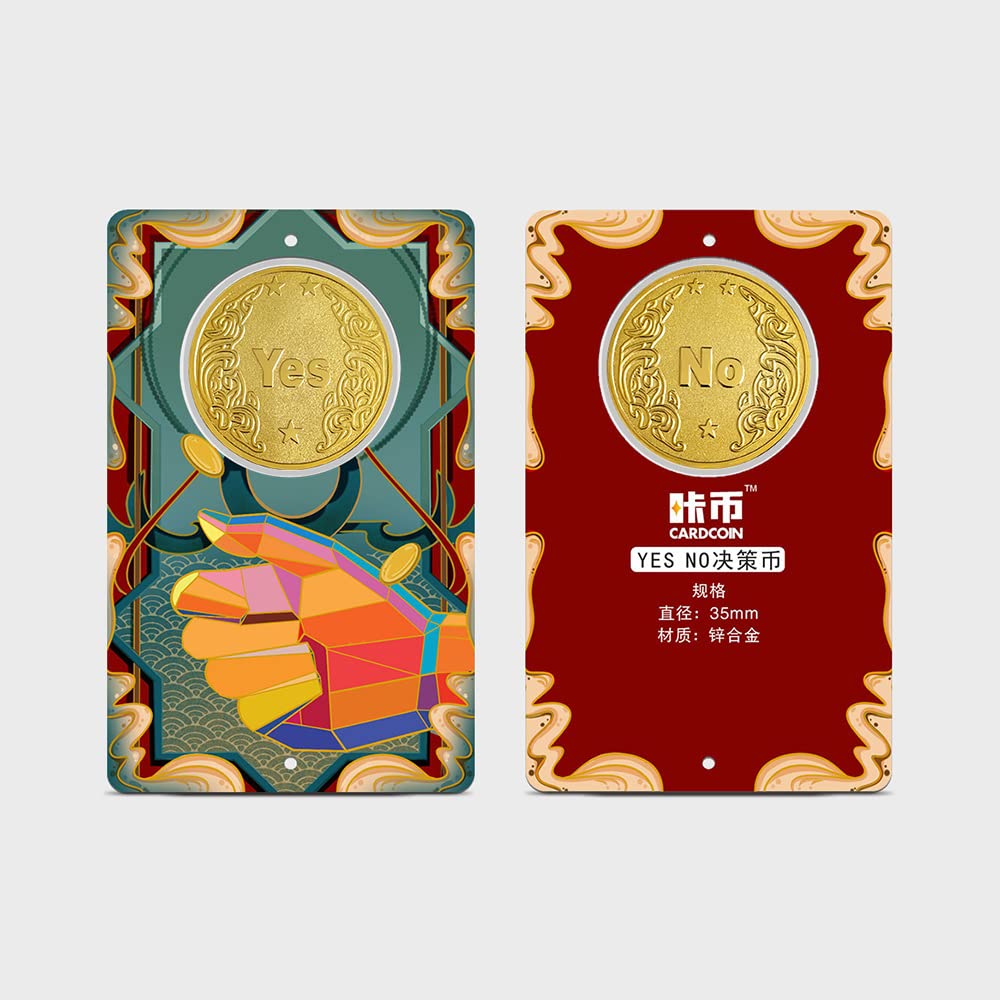 Amazon.co.jp: 【ムーンライト シルバーエディション YES NO】 決定コイン 開運 幸運 コイン ゲーム エンターテイメント 小道具  クリエイティブ コイン ギフト : ホビー