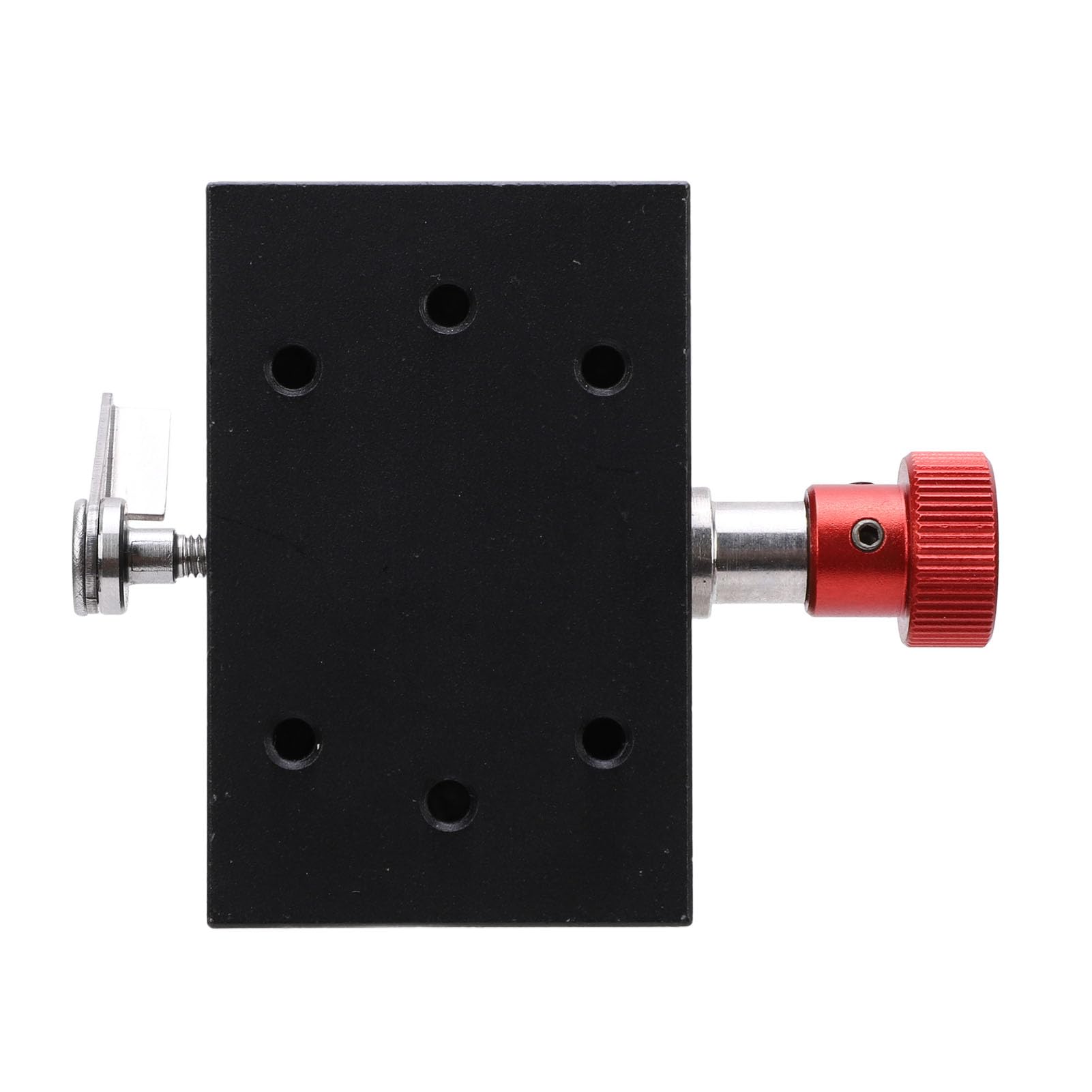 X Axes Displacement Platform, 40mm Stroke Gears Manual Dovetail Groove Sliding with Compact Design, Constructed from Rugged Aluminum Alloy for Woodworking Tools