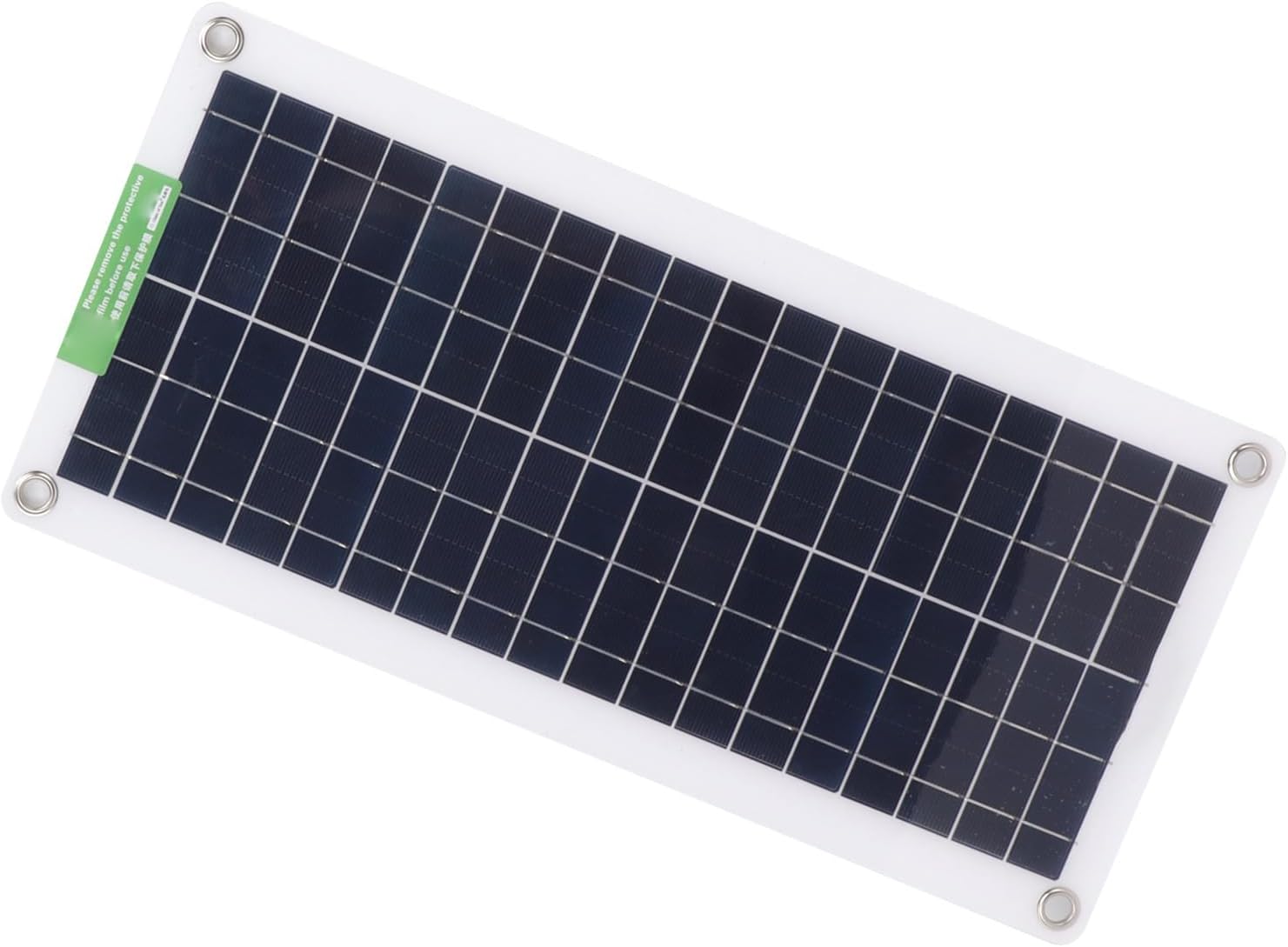 Eujgoov 30W Solar Panel Battery Charger Kit, Monocrystalline, High Conversion Efficiency, Stable Output, Easy to Use, Portable and Durable, Suitable for Car RV Boat Outdoor and Emergency