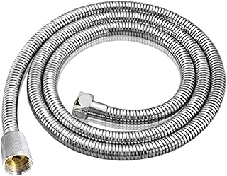 Bclla Zkenshan-Pure Silicone Tubing 1.5/2/3 Meters Stainless Steel Shower Hose Faucet Hose Flexible Shower Hose Thick Silicone Bathroom Shower Hose, Good Wall Thickness (Color : 2M, Length : 1 Pc)