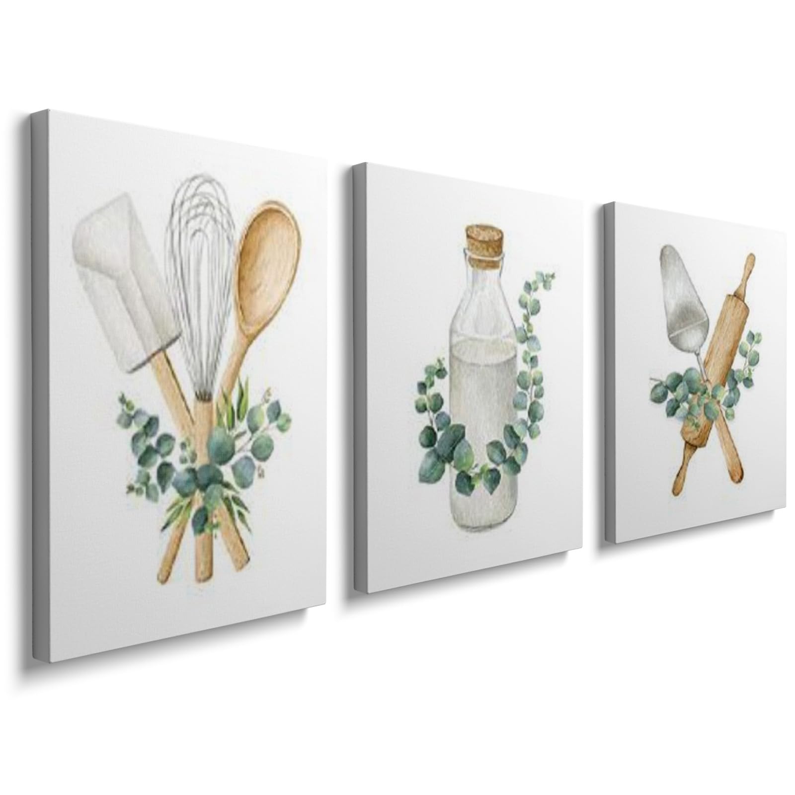 Sponsored Ad – prinfantasy Kitchen Wall Art Canvas Frame - Aesthetic Decor Paintings for Home Dinner Room 30x40 cm 0101