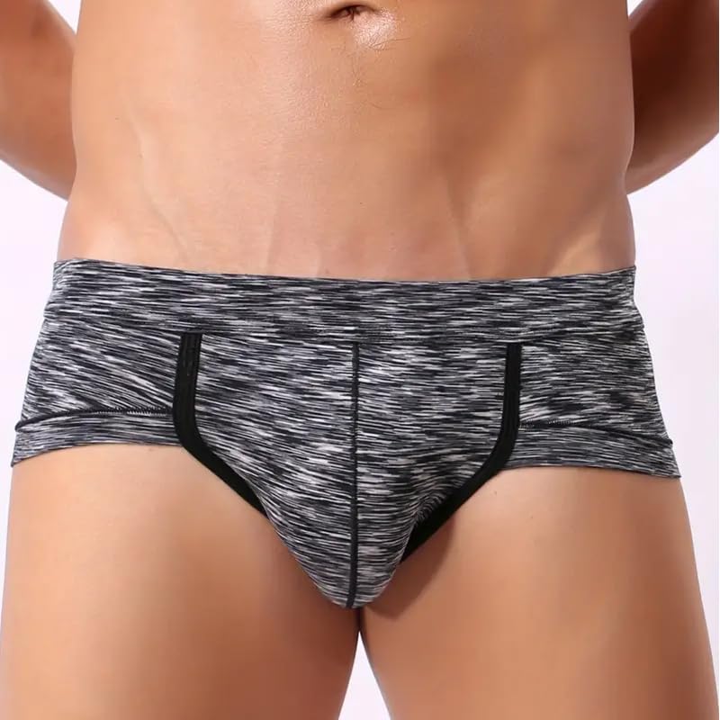 3 Pcs Men's Underwear, Mixed Color Men's Triangle Underpants