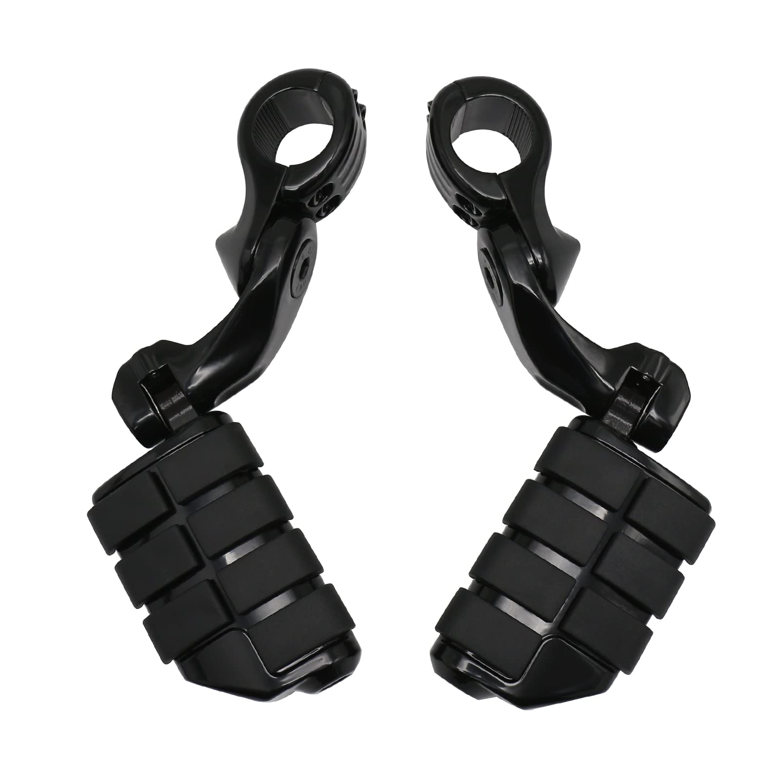 Buy [Upgraded] Black Highway Pegs 1 1/4 inch Foot Rest Compatible with