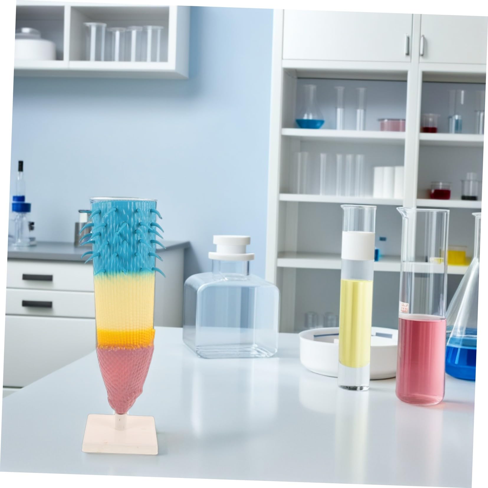 BESPORTBLE Radice Mais Realistico per Laboratori Biologia Sezione Longitudinale Anatomia Vegetale Strumento Didattico Resistente per Studenti e Insegnanti