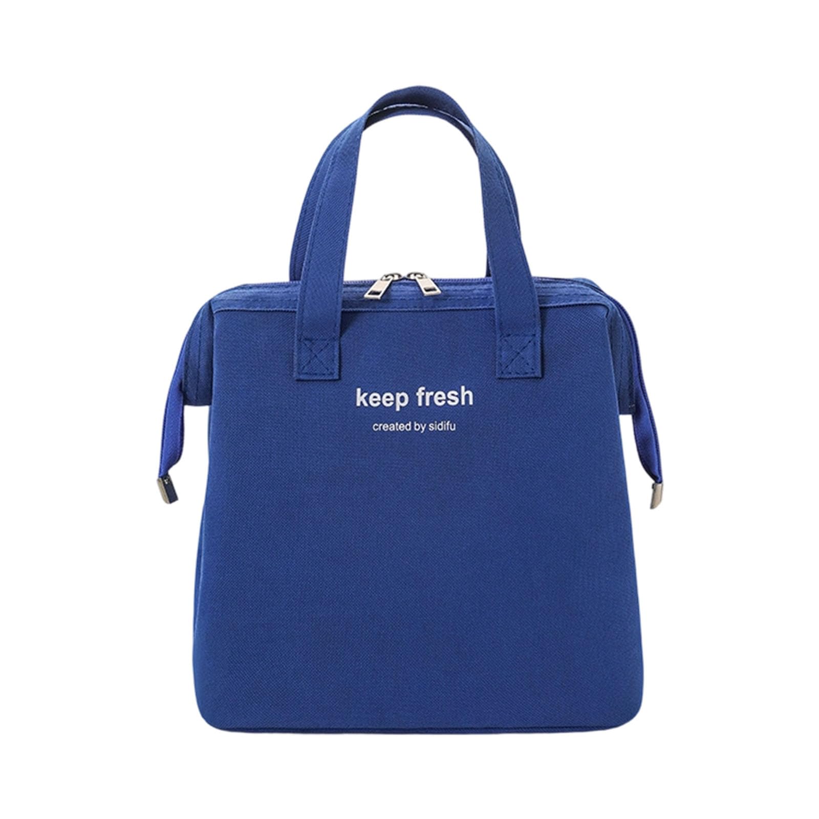 Kalttoy Insulated Lunch Bag with Leakproof Lining Bright Pastel Color Sturdy Thermal Food Bag for Students Pastel Insulated Lunch