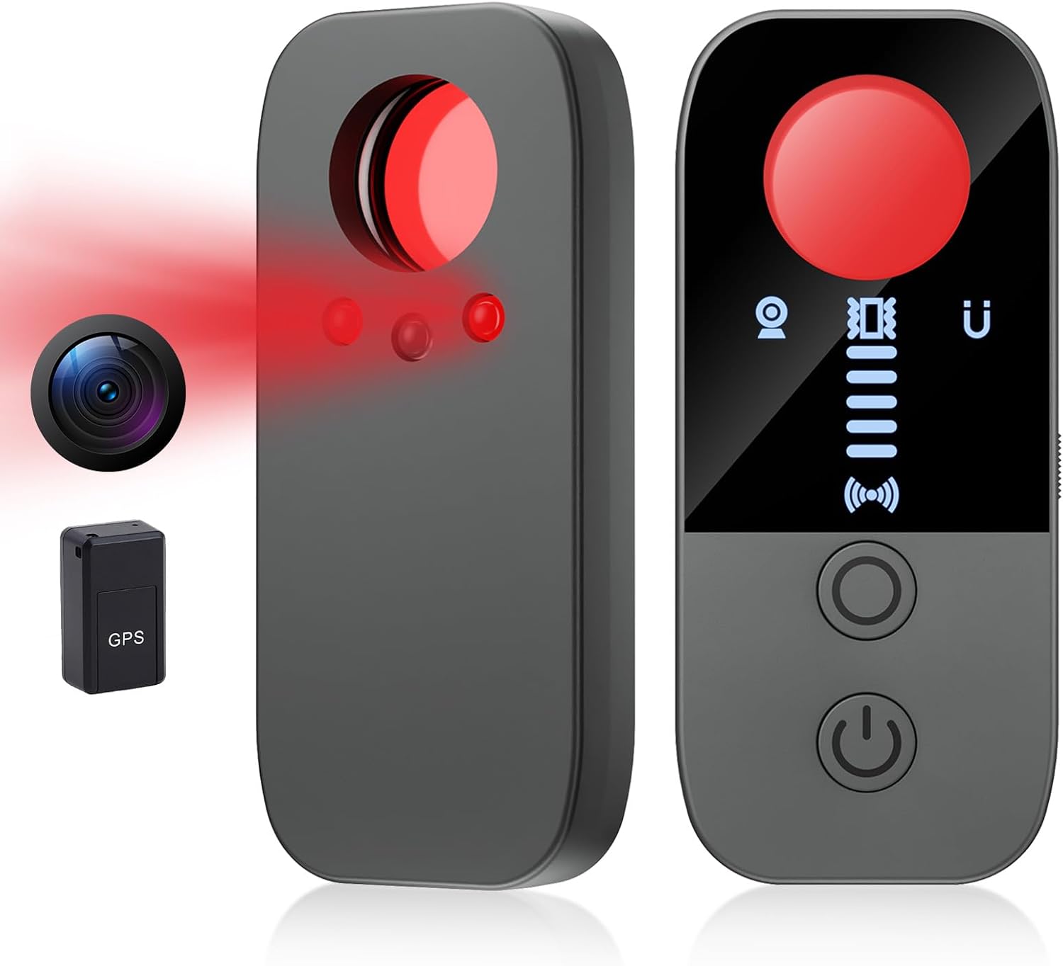 Hidden Camera Detectors 2025,Anti-Spy Camera Finder,GPS Tracker Detector, Hidden Device and Bug Finder,Camera Detector Spy Camera Finder for Hotel,Travel,Home,Office,Bathroom,Car to Protect Privacy.