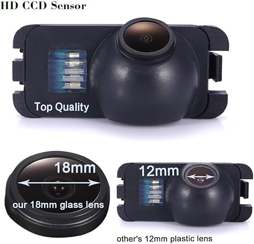 Cámara de vehículo Super HD 1280x720 píxeles impermeable del vehículo de visión trasera del coche cámara de respaldo, 170 estacionamiento inverso