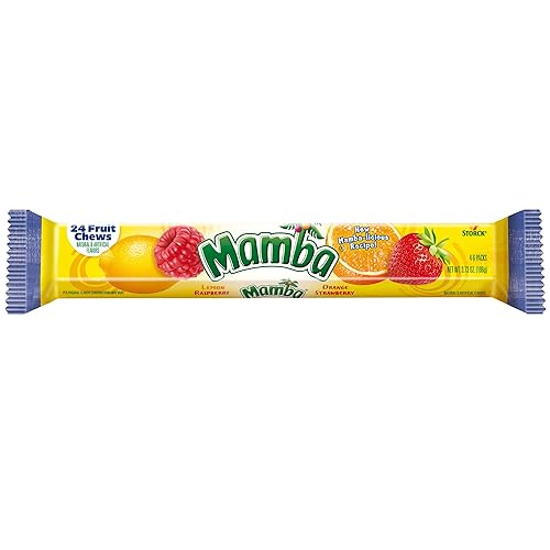 Miniatura 2 de Mamba Caramelos masticables de frutas, 3.73 onzas, 24 piezas (paquete de 24)