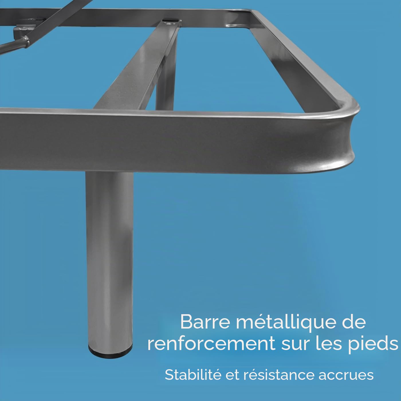 amuéblate Online - Lit articulé électrique Ergotop avec 5 Plans et Structure renforcée, Ergonomique, fiable et Silencieux, Moteur Allemand, 90 x 190 cm