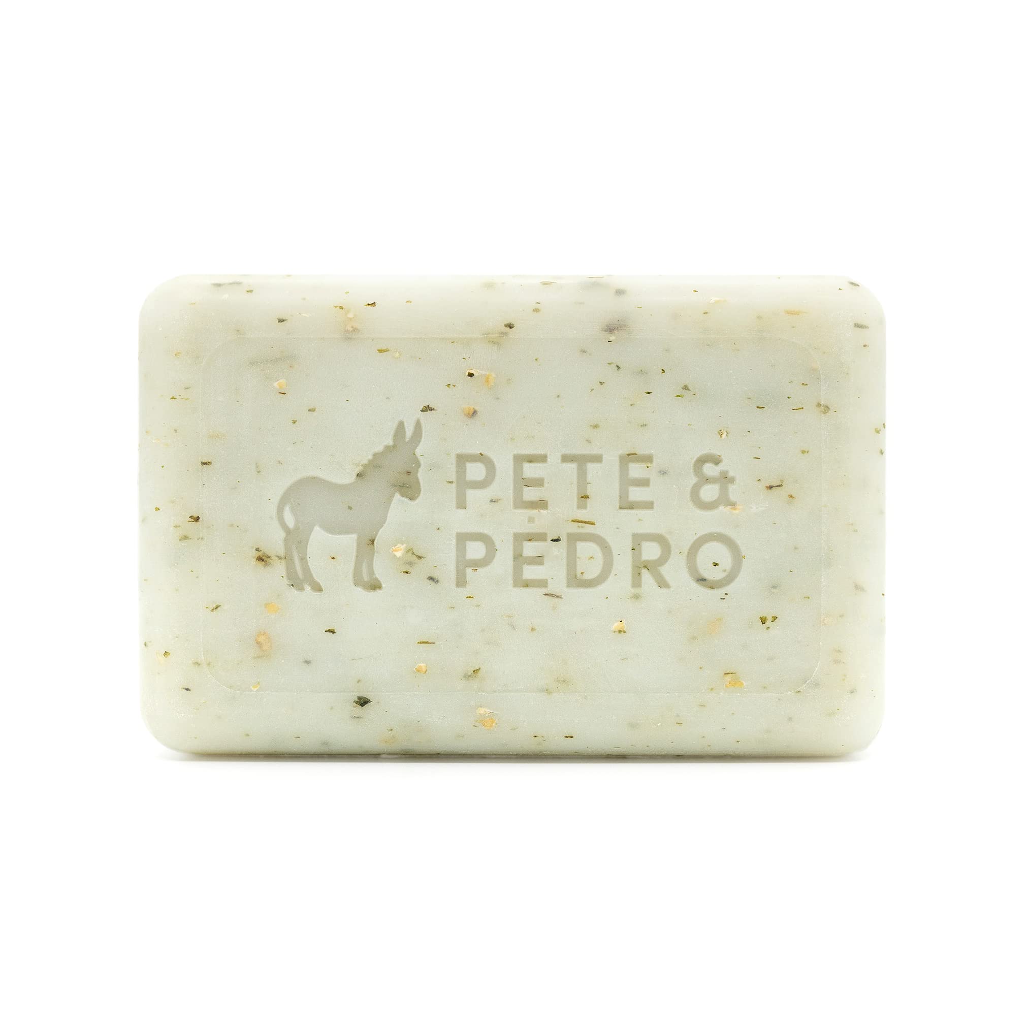 Pete & Pedro FRESH Body Soap Bar – Eucalyptus Mint Scented Natural Moisturizing Men's Body Bar | Exfoliating Pumice & Hydrating Shea Butter | As Seen on Shark Tank, 6 oz. [Health and Beauty]