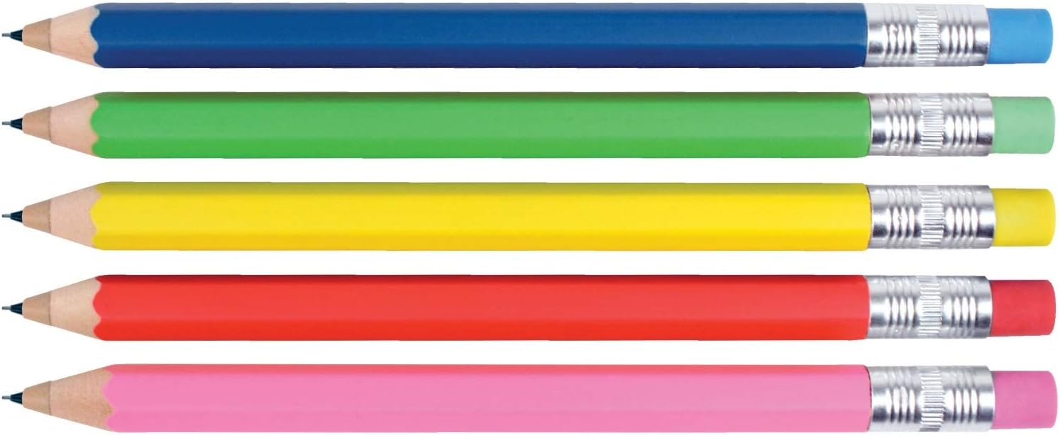 Kikkerland Rainbow Mechanical Pencils (2 x Assorted Colours) Amazon