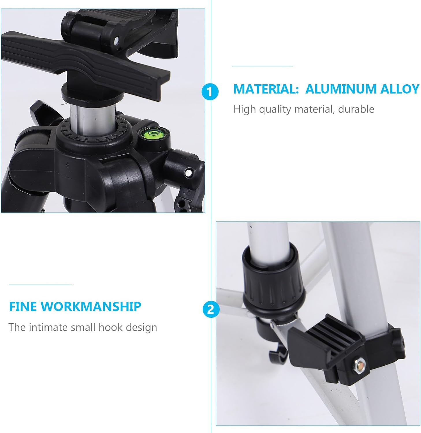 Adjustable Aluminum Foldable Easel Stand Tripod Painting Rack Silver for Artists Drawing Display and Sketching Studio Use