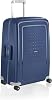 Samsonite S'Cure - Spinner M Suitcase, M 69 cm, 79 L, Blue Dark Blue
