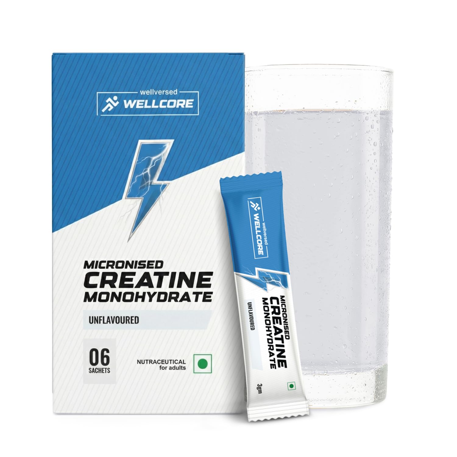 Wellcore Pure Micronised Creatine Powder (30 Sachet, Fruit Fusion) — Amazon image 11