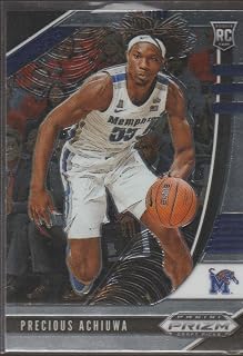 2020-21 Panini Prizm Draft Picks #8 Precious Achiuwa RC Rookie Memphis Tigers Basketball Trading Card