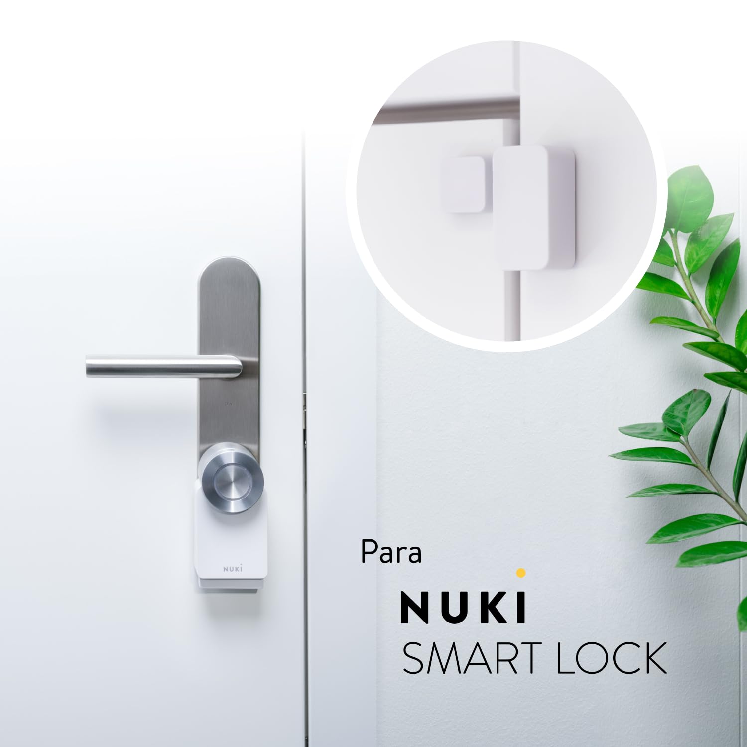 nuki Sensor inteligente de puerta para Smart Lock, notificaciones (abierta, cerrada) a distancia, Bluetooth, accesorios para cerradura electrónica