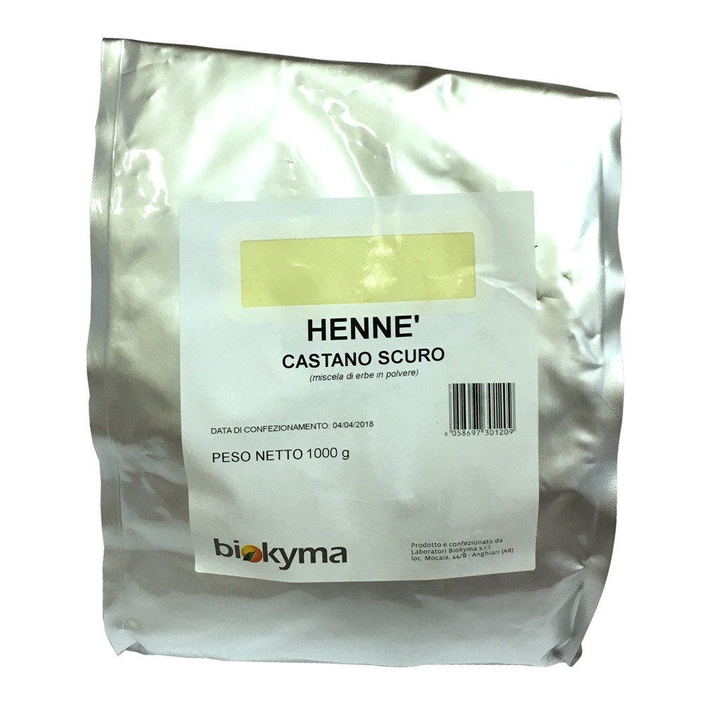 Henne - Cabello castaño oscuro, 1 kg