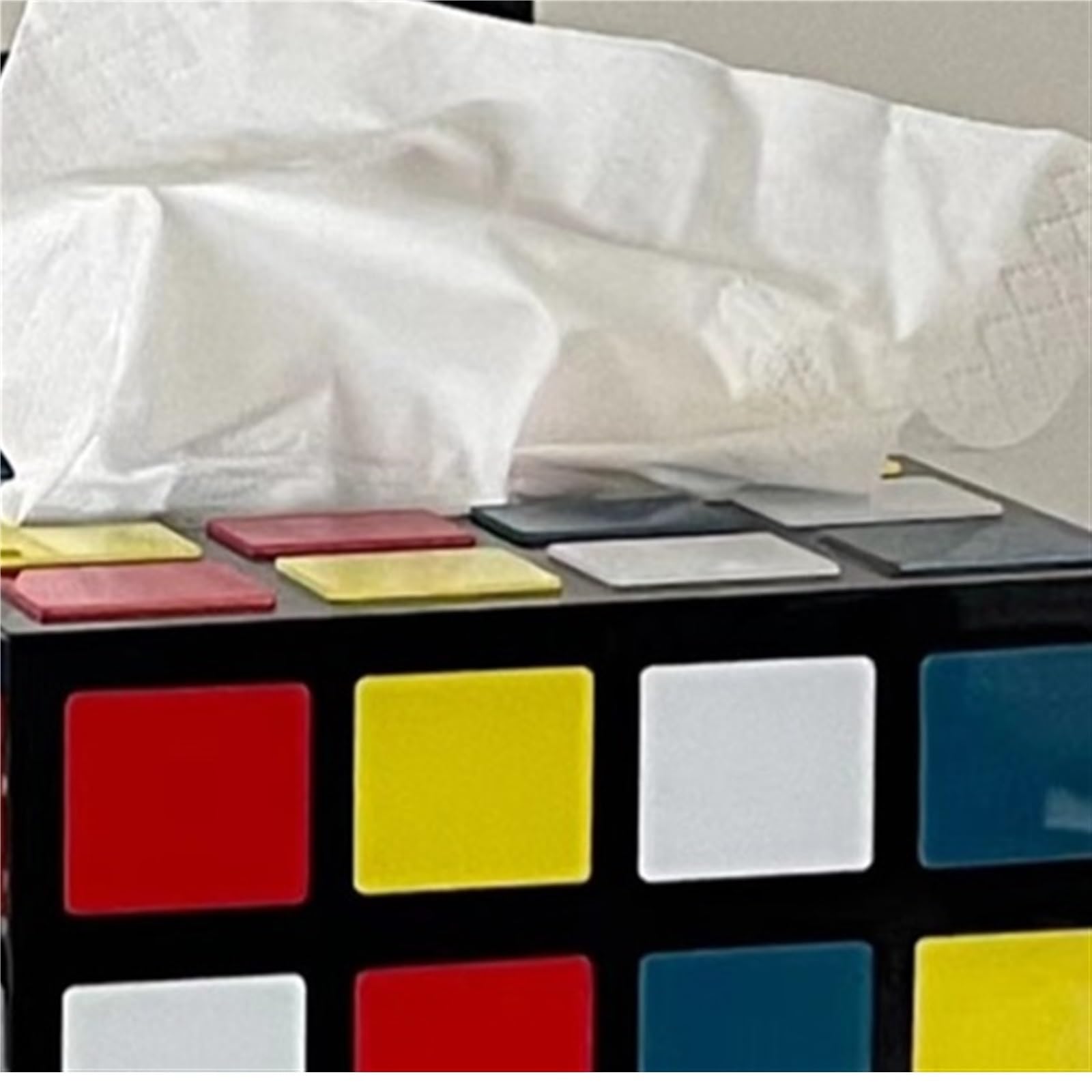 Magic Cube Copri Scatola Fazzoletti Retrò | Con Coperchio Magnetico, Idea Regalo Per Fan Di Sheldon - 2