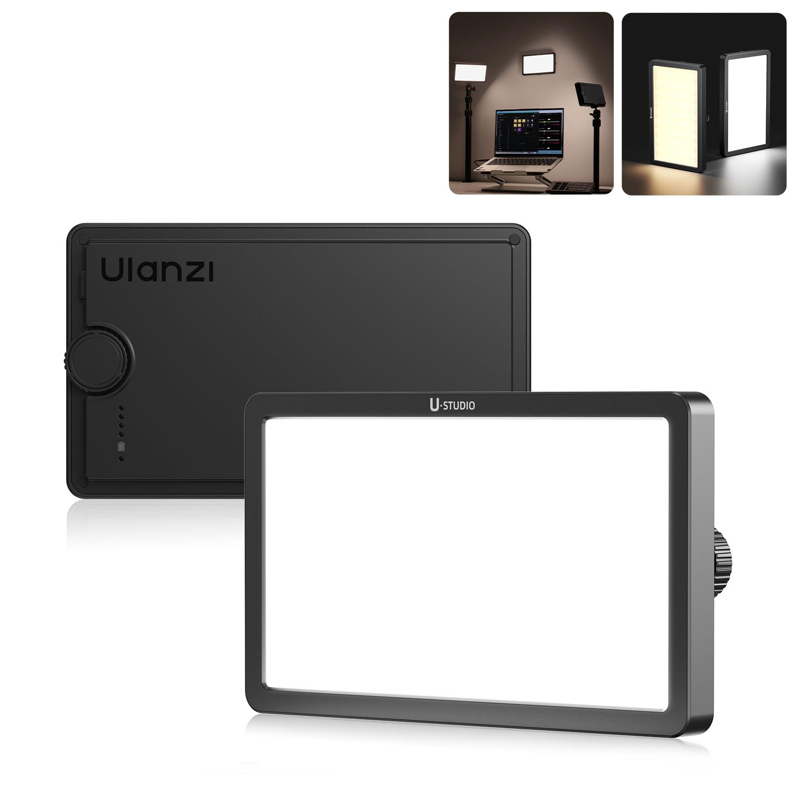 Amazon | Ulanzi K6500 LEDビデオライト パネル 磁気撮影用ライト