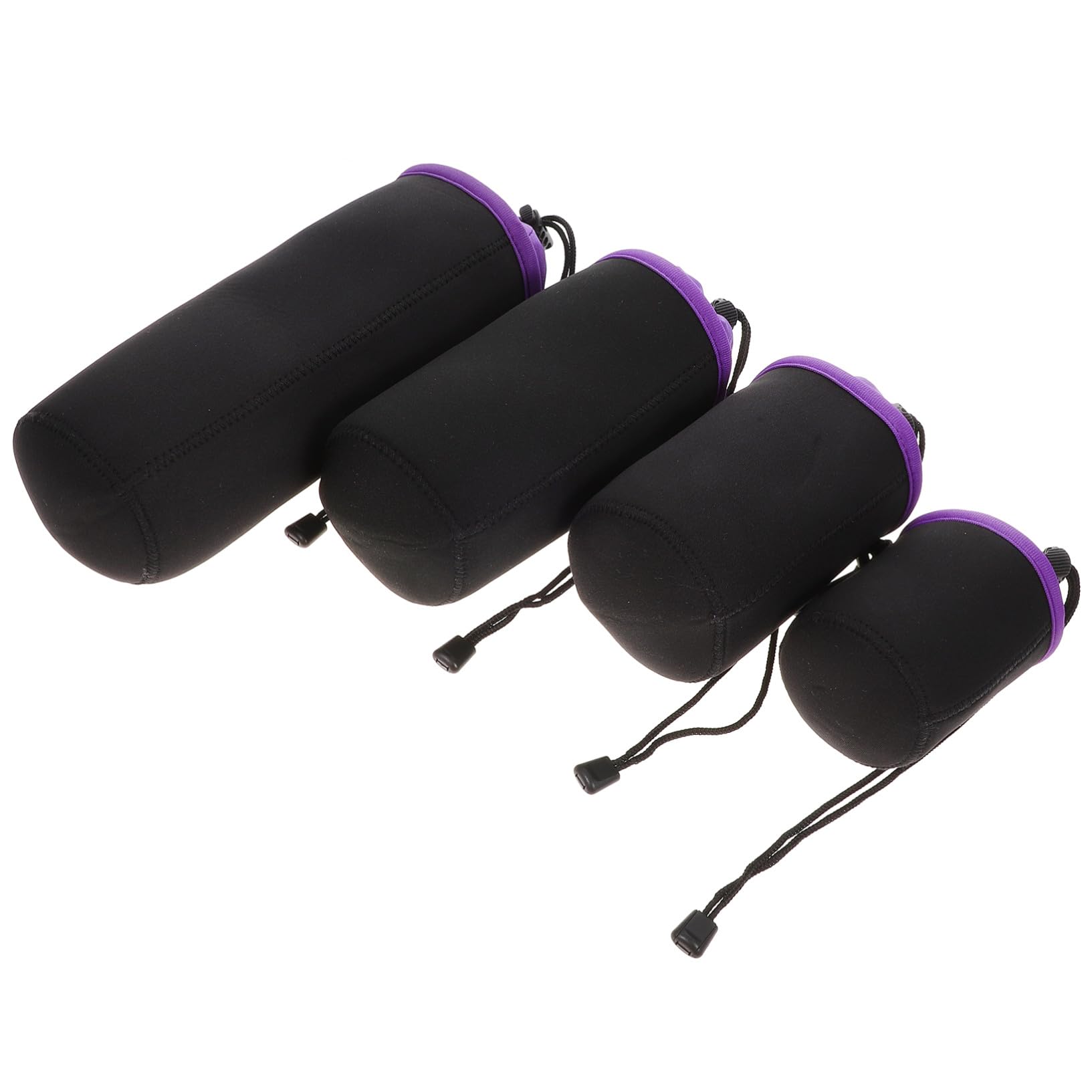 4stücke Objektivtasche Für Kamera Mit Kordelzug Aufbewahrungstasche Für Outdoor-Gebrauch Schutz Vor Feuchtigkeit Und Stößen Vielseitige Lagerung Für Fotozubehör