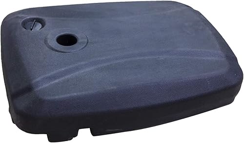 Festival Depot - Base cuadrada para sombrilla de patio (1,5 a 2 pulgadas, peso al aire libre, soporte con soporte para paraguas, para un diámetro de