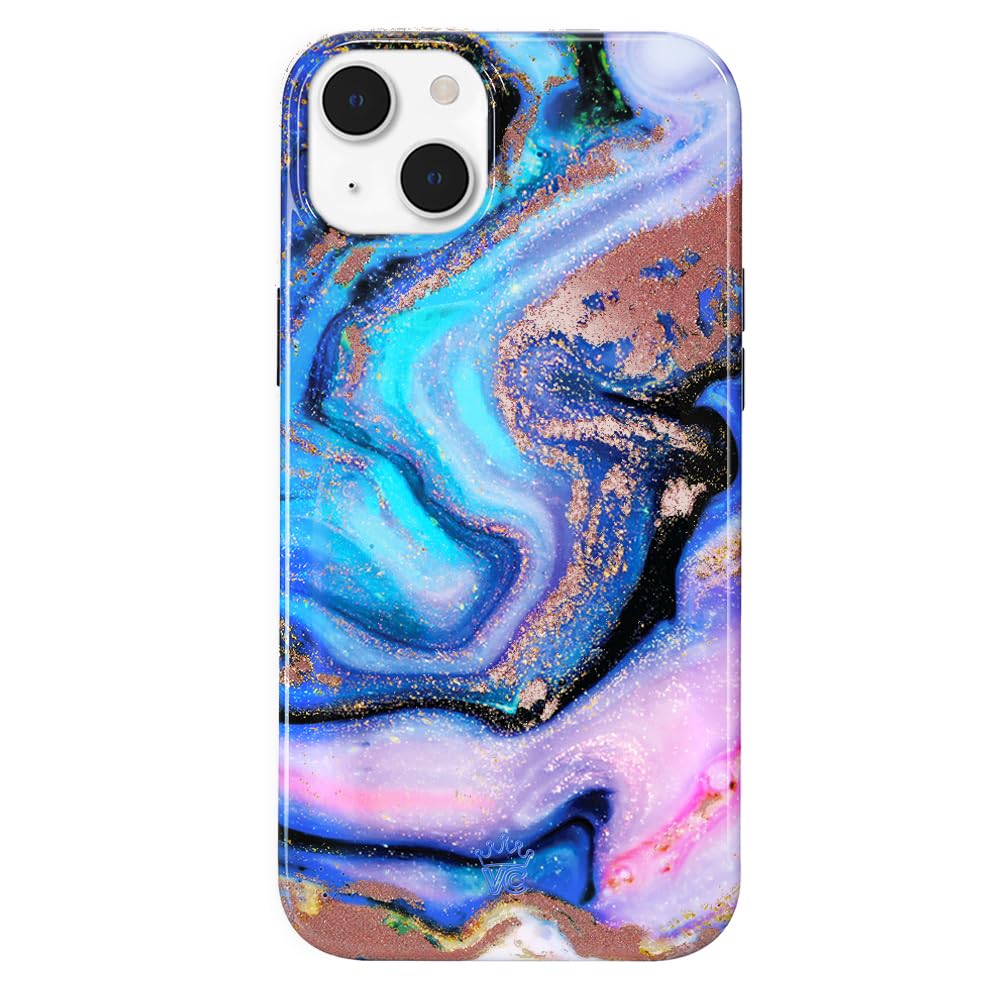 VELVET CAVIAR for iPhone 14 Case - Compatible with MagSafe - 10ft Drop Tested - Galaxy Glitter