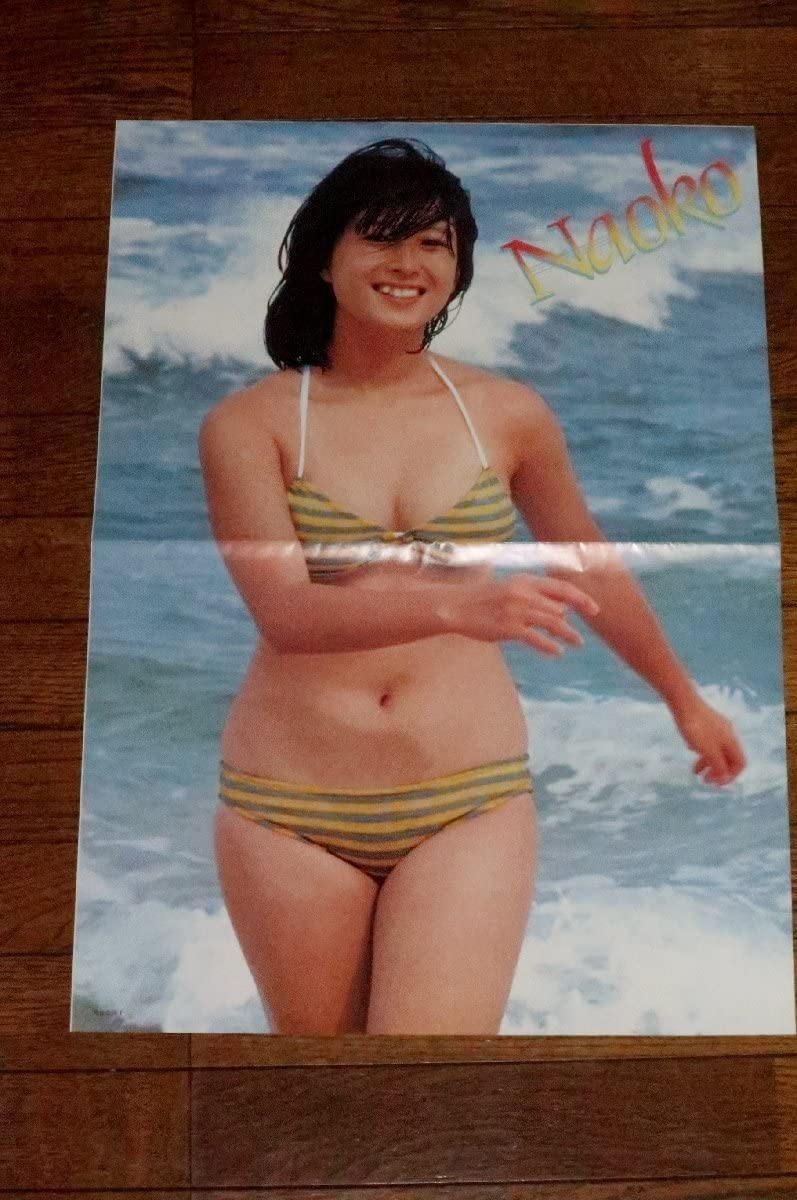 河合奈保子　B2サイズ　ポスター3枚　当時物　水着　ビキニ　アイドル 河合奈保子035 特大A4写真 ラミネート加工防水 昭和 ビキニの