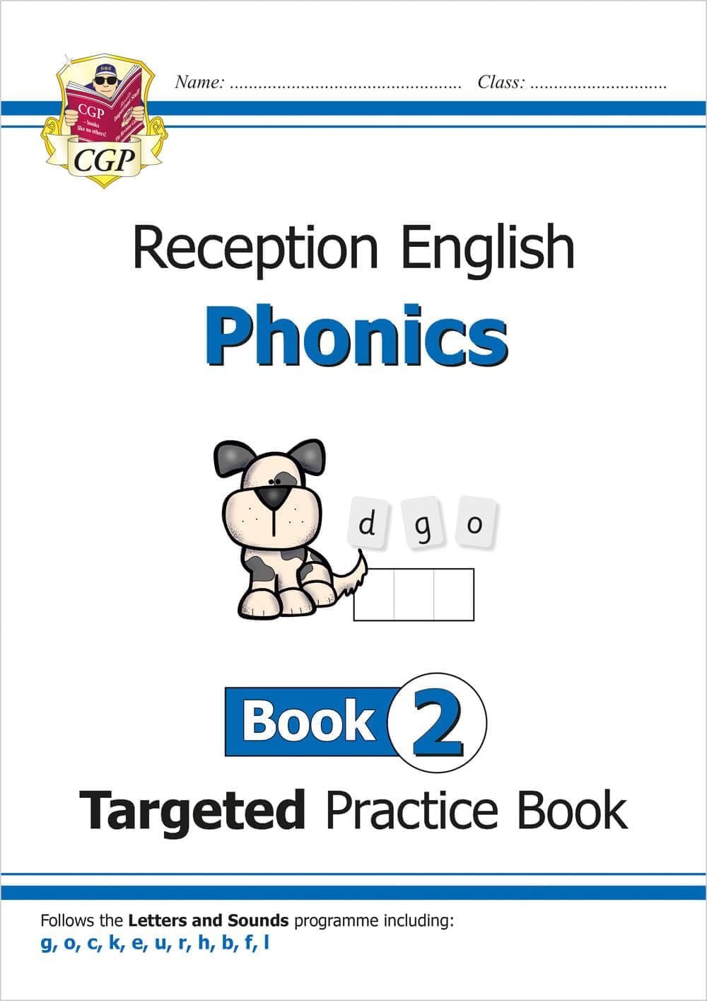 Coordination Group Publications Ltd (CGP) English Targeted Practice Book: Phonics - Reception Book 2
