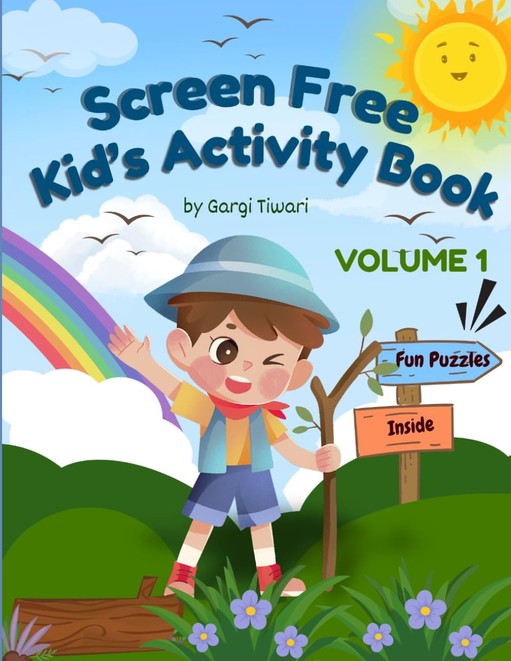 Screen Free Kid's Activity Book: Puzzles Book (Kid's Puzzle Book)