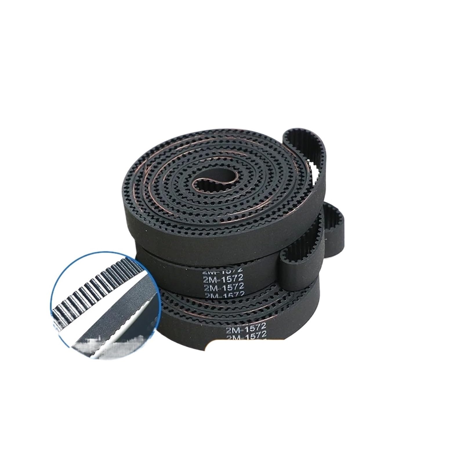 2 uds GT2 correa de distribución de goma de bucle cerrado GT2/2M 1510 a 2000mm