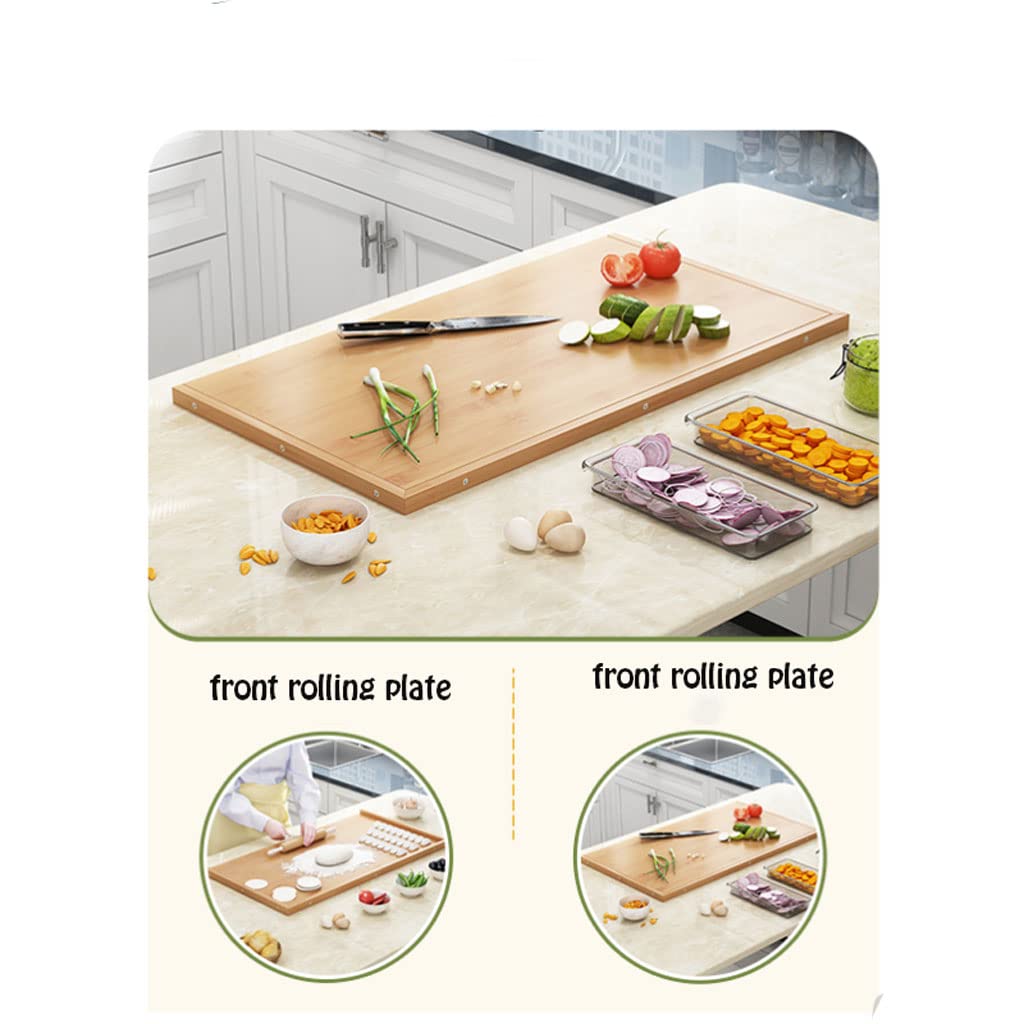 Tabla de cortar de primera calidad, tabla de cortar de bambú, tabla de cortar de cocina resistente, tabla de cortar de doble cara para carne, queso y verduras, tabla de cortar para trinchar carne o ve