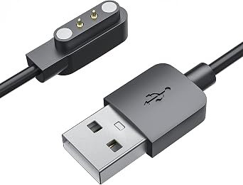 BabyValley Compatible with MorePro HM08/H56/HM18/HM58 Watch Charger Cable USB Replacement Charging Cord Cable for MorePro Charger Accessories Black