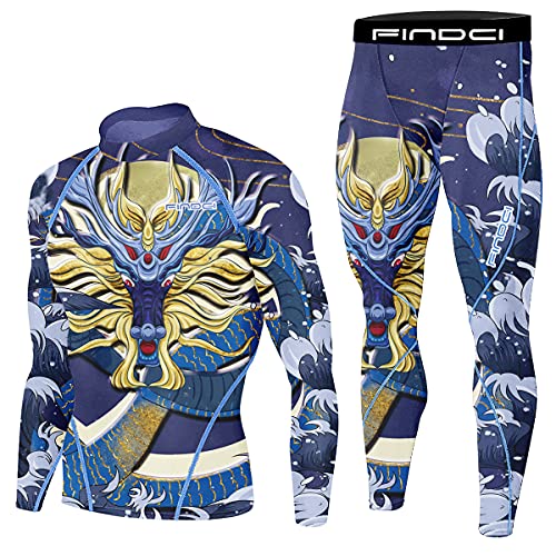 Men's Running Fitness Cooling Sportswear Camo Compression Short-Sleeved Shirt + Pants Sets