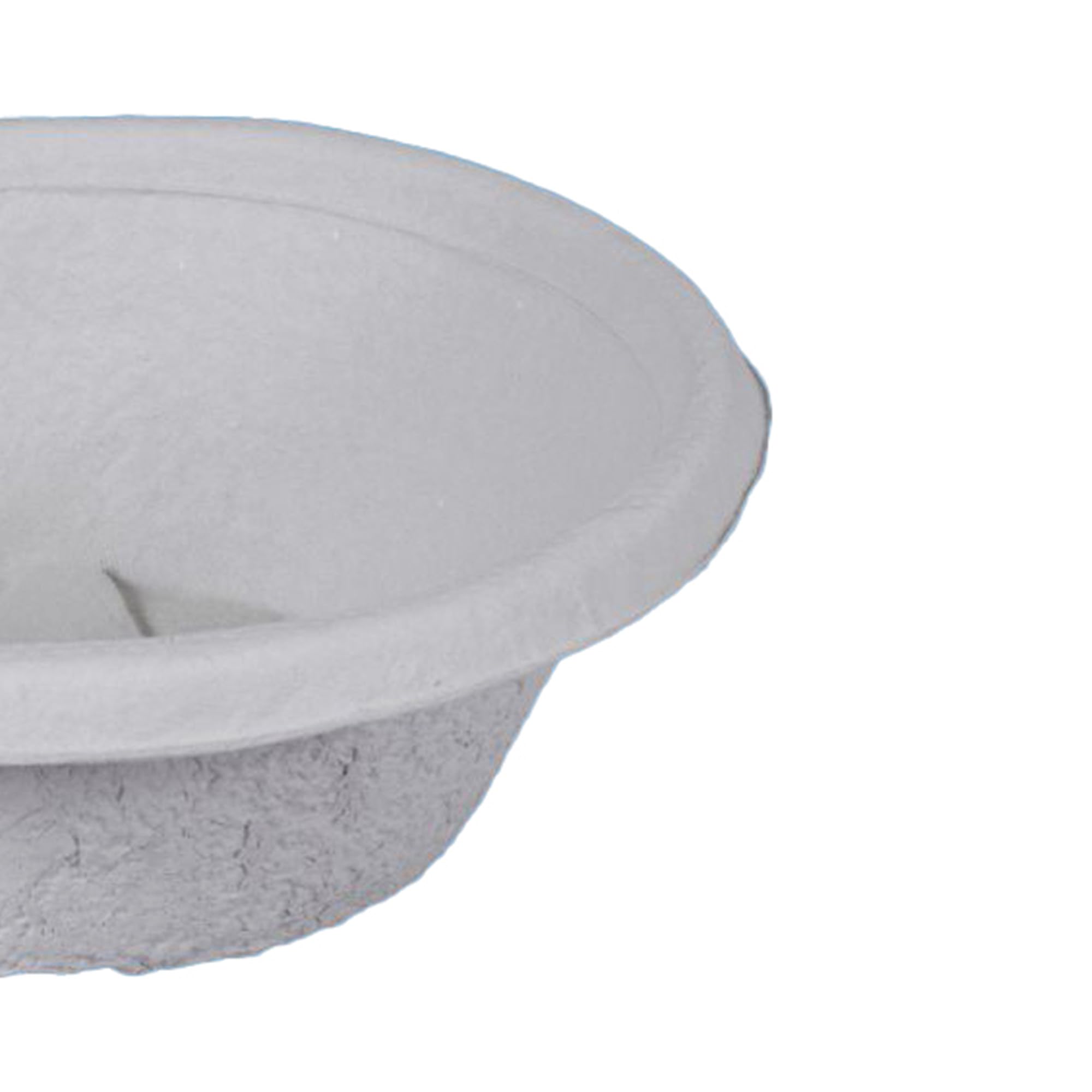 Promos 37680 Bacinella di Carta di Cellulosa Riciclata, Monouso, 3L Capacità, Confezioni da 100