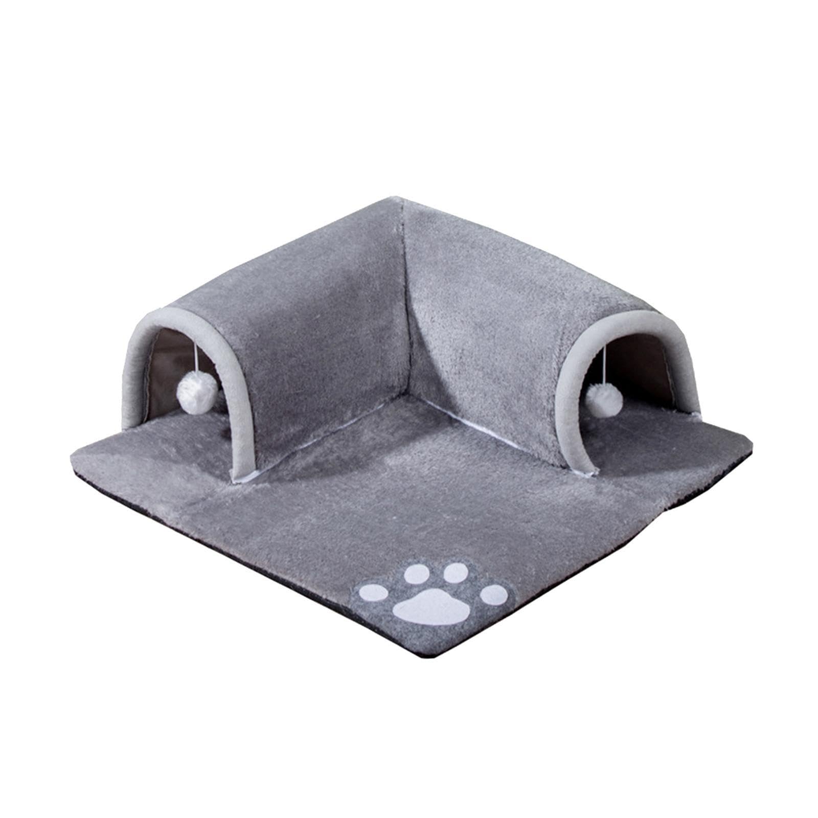 Túnel para gatos interactivo y espacioso para salones y pisos pequeños