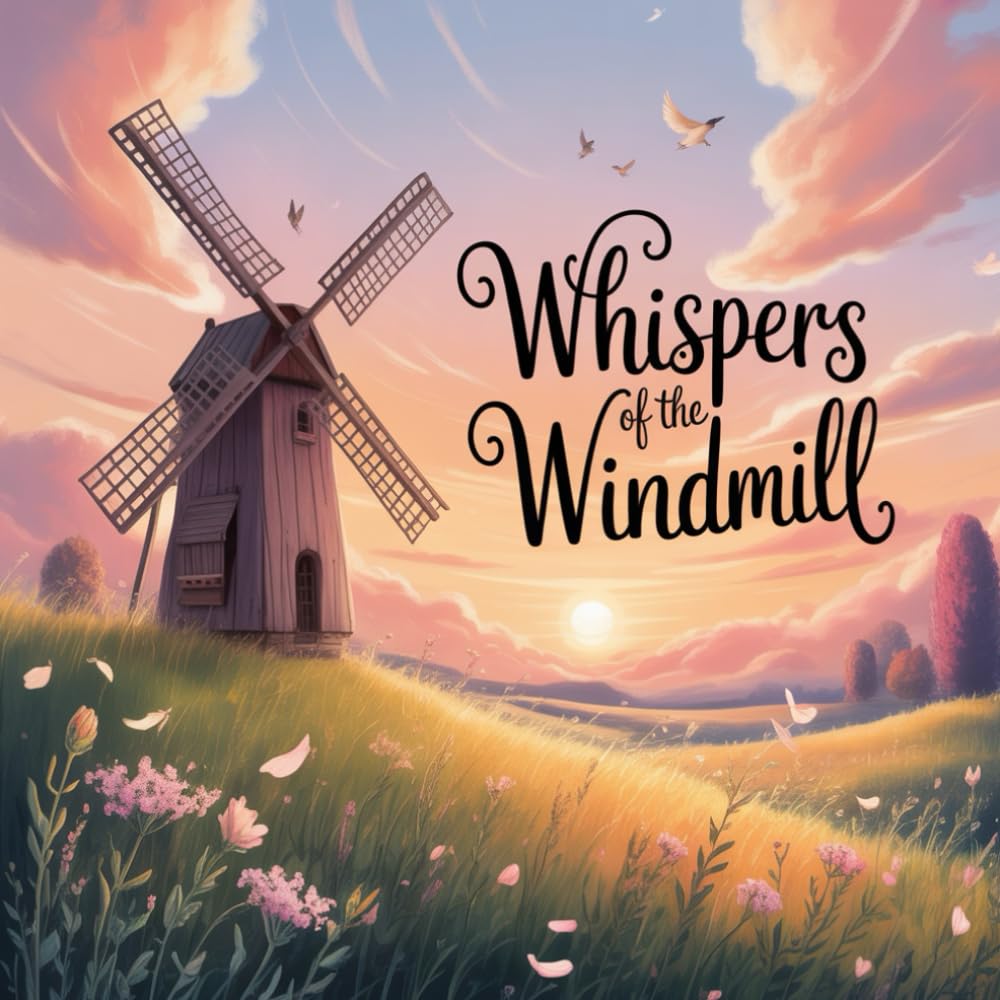 Whispers of the Windmill: calm windmill coloring book for adults, relaxing fields and flowers coloring experience, countryside beauty floral fields ... calming nature fields for adult coloring.